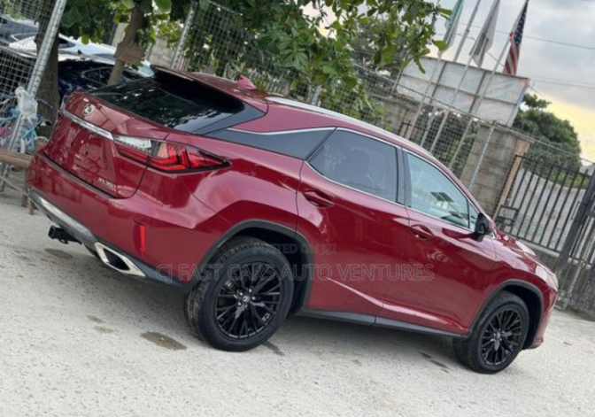 Foreign used 2017 Lexus RX 350 Red