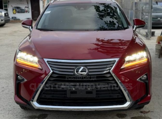 Foreign used 2017 Lexus RX 350 Red