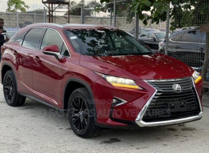 Foreign used 2017 Lexus RX 350 Red