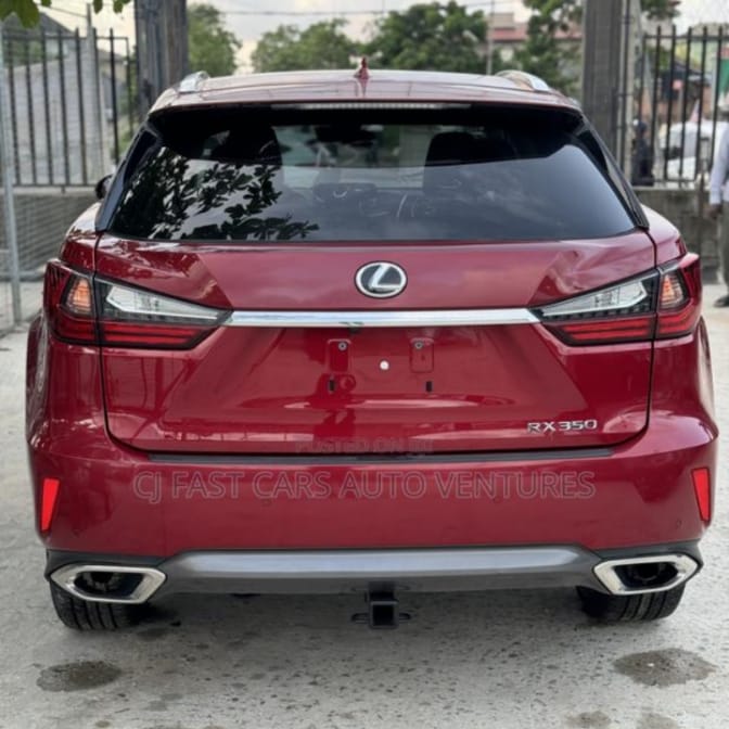 Foreign used 2017 Lexus RX 350 Red