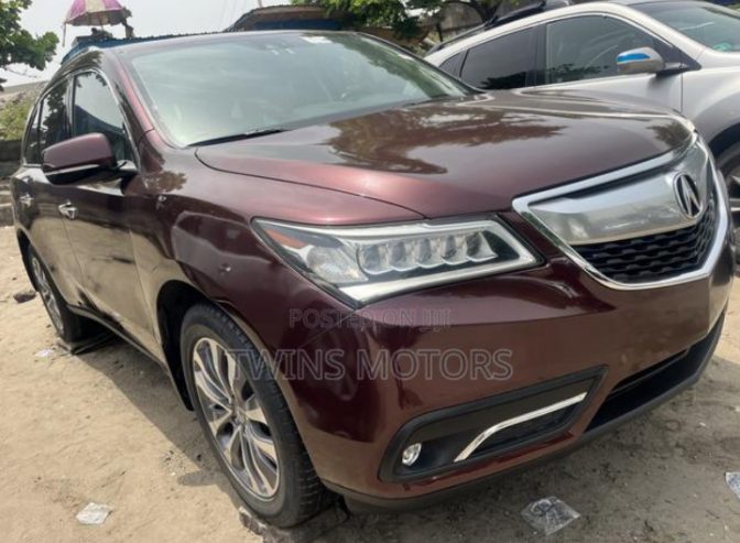 Foreign used 2015 Accura MDX, Red