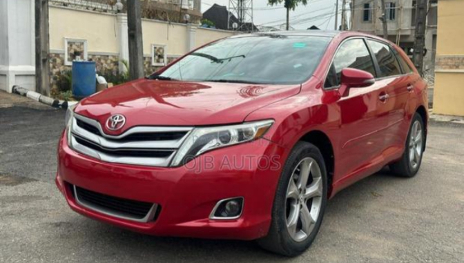 Foreign used 2013 Toyota Venza. Red