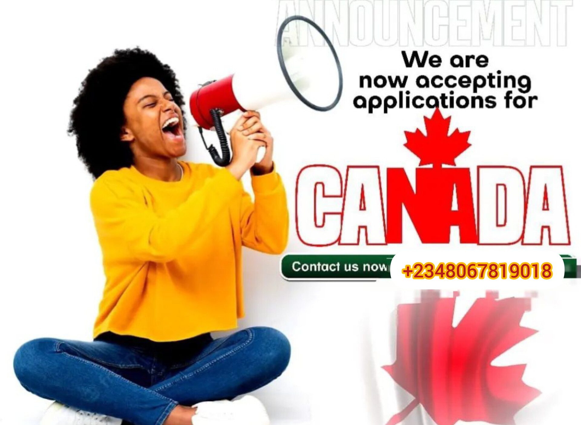 100% CANADA🇨🇦🇨🇦 VISA AVAILABLE✔️ Call 08067819018