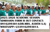 2025/2026 School of Nursing Ituk-Mbang Nursing Form Is Out☎️09162993014 OR +2349162993014.