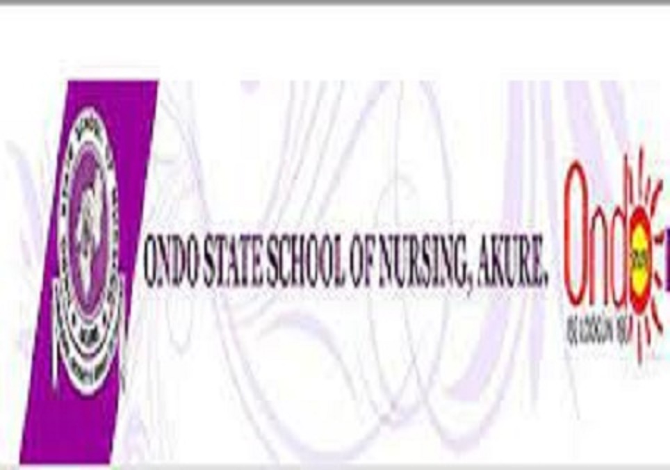Ondo State School of Nursing, Akure  2025/26 Session Admission Forms are on sales