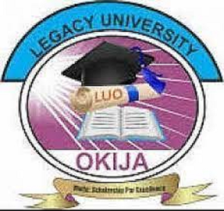 Legacy University, Okija Anambra State 2025/2026 Session Admission forms are on sales