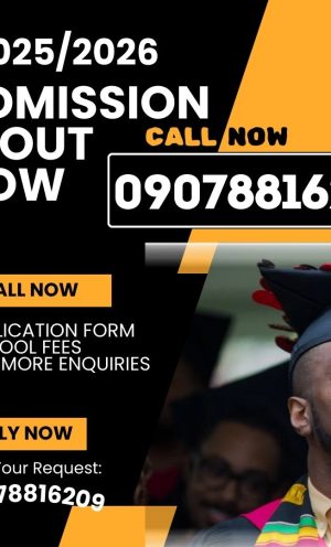 College of Nursing Sciences, MAUTH, Yola, Adamawa State 2025/2026 Application Form is out.