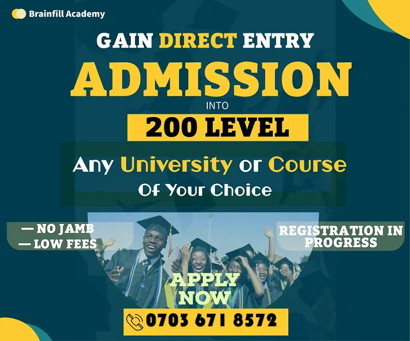 Pan-Atlantic University, Lagos Provisional Admission (2025/2026) Application Form is on sa