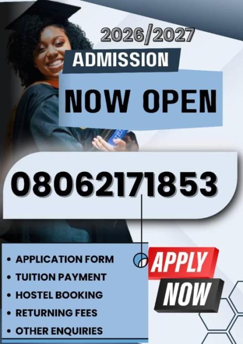 Benson Idahosa University, Benin City Admission Form 2026/2027 is out. Also