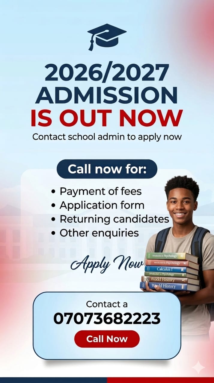 Babcock University Ogun, 2026/2027 Undergraduate Admission form is out. (07